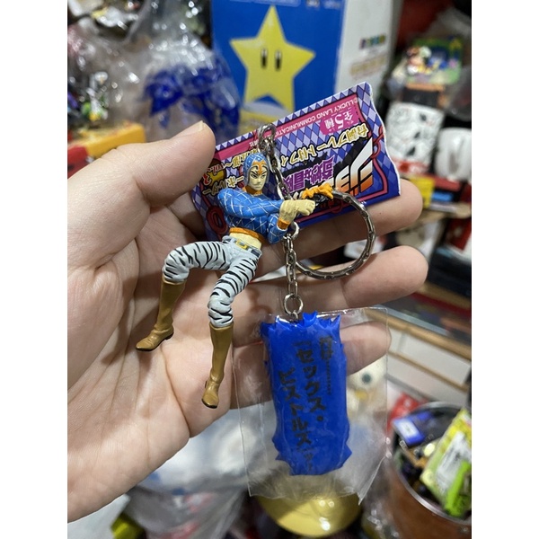 พวงกุญแจ ฟิกเกอร์ โจโจ้ กุยโด มิสตา  | Banpresto JOJO'S BIZARRE ADVENTURE Figure Keychain With Quote