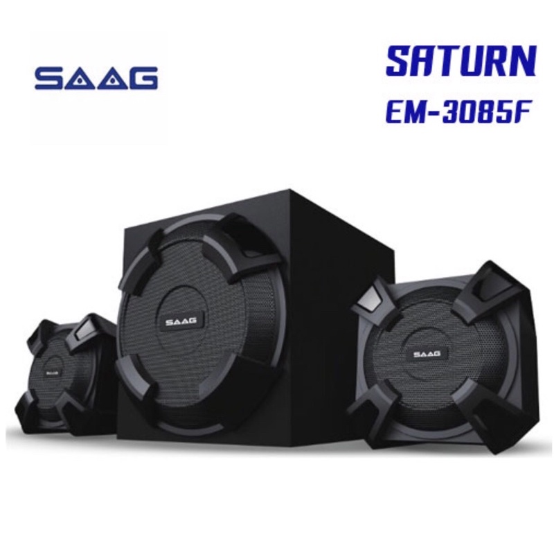 SAAG EM-3085F ลำโพงBluetooth 2.1 กำลังขับ 49W Multimedia Speaker System ลำโพงพร้อมซับวูฟเฟอร์