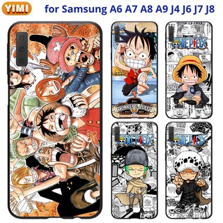 เคส SAMSUNG A22 A42 A50 A30S A50S A20S A21S J4+ J6+ J7+ J7 Prime Pro โทรศัพท์มือถือ ลายการ์ตูนลูฟี่ สำหรับ