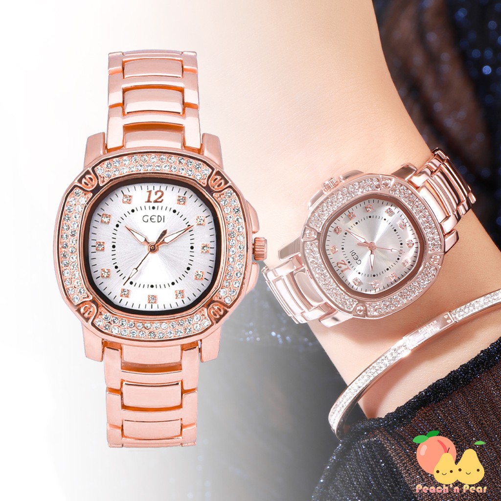 นาฬิกา GEDI รุ่น GD-3200-S สายสแตนเลส ของแท้ นาฬิกาข้อมือผู้หญิง พร้อมส่ง