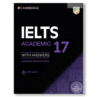 DKTODAY หนังสือ CAMBRIDGE IELTS 17 ACADEMIC:SB+ANS+AUDIO&amp;RESOURCE BANK