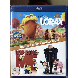 Blu-ray 2 เรื่อง 2 Disc : The Lorax (2012) คุณปู่โลแรกซ์ มหัศจรรย์ป่าสีรุ้ง + Despicable Me (2010) Animation Cartoon