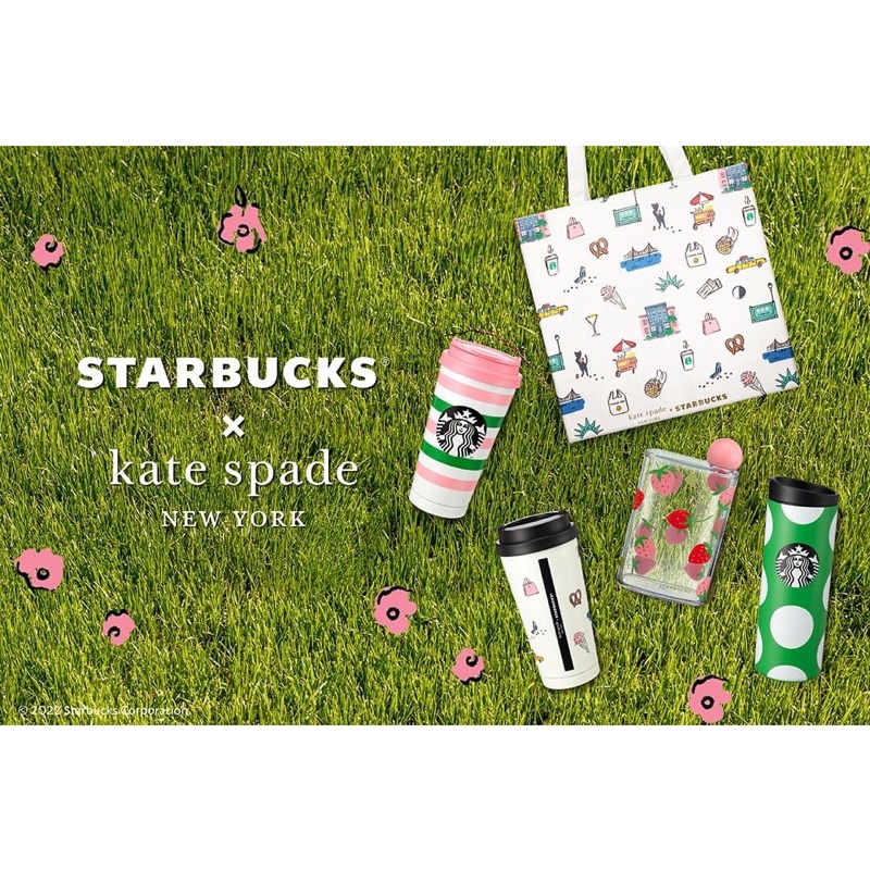 Starbucks X Kate spade collection แก้ว starbucks kate spade new york collection 2022