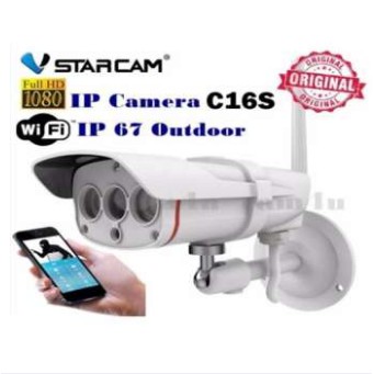 ส่งฟรี กล้องวงจรปิดไร้สาย ภายนอก VStarCam C16S WiFi IP Camera 1080P 2ล้านพิกเซล กันน้ำ