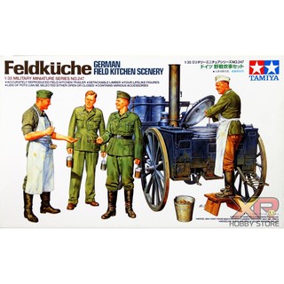 [Tamiya] 1/35 : German Field Kitchen Scenery (TA 35247)