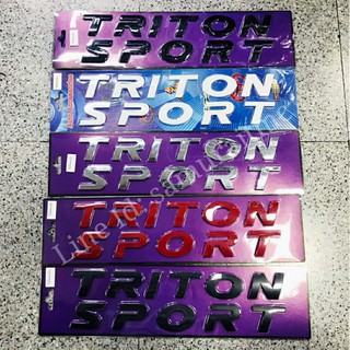 อักษรฝากระโปง TRITON SPORT