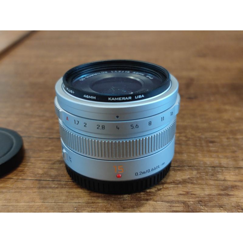 lens panasonic leica 15mm f/1.7 มือสอง สภาพดี