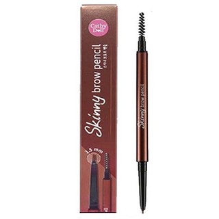 Cathy Doll Skinny Brow Pencil 0.03g เคที่ดอลล์ ดินสอเขียนคิ้ว ออโต้ หัวเล็กเพียง 1.5 mm.