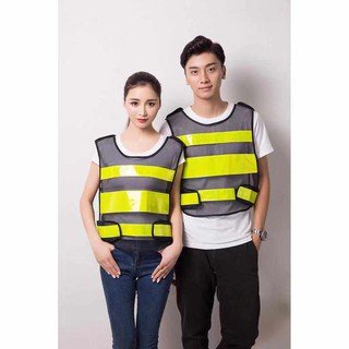 F08  Reflective Vest เสื้อจราจร  เสื้อกั๊กจราจร   เสื้อกั๊กสะท้อนแสง,ความปลอดภัยเสื้อกั๊กสะท้อนแสงเห็นได้ชัด