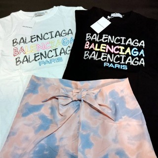 Set2pcs. เสื้อยืด+กางเกง ขายาว ทรงกระบอก