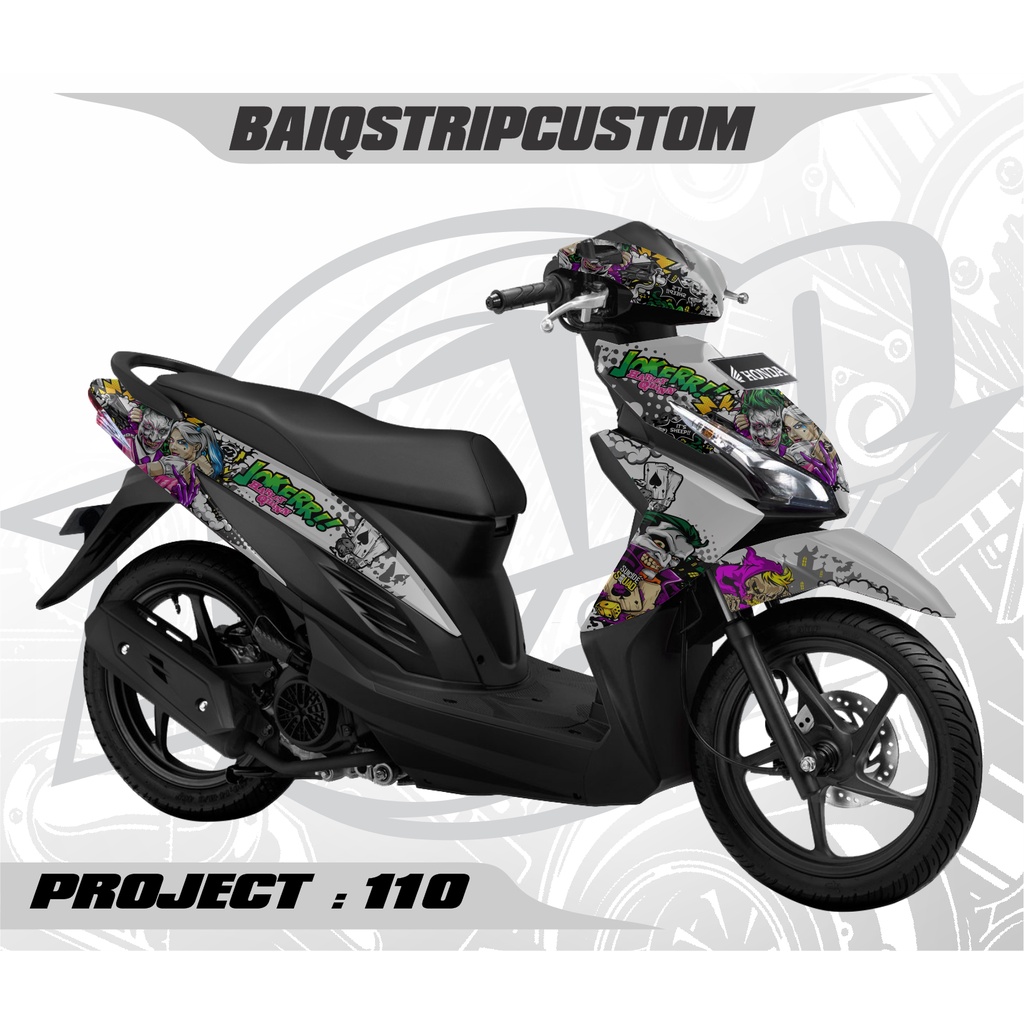 สติ๊กเกอร์รูปลอกสติ๊กเกอร์ Striping Vario fi 110 เต็มตัว Joker Variation