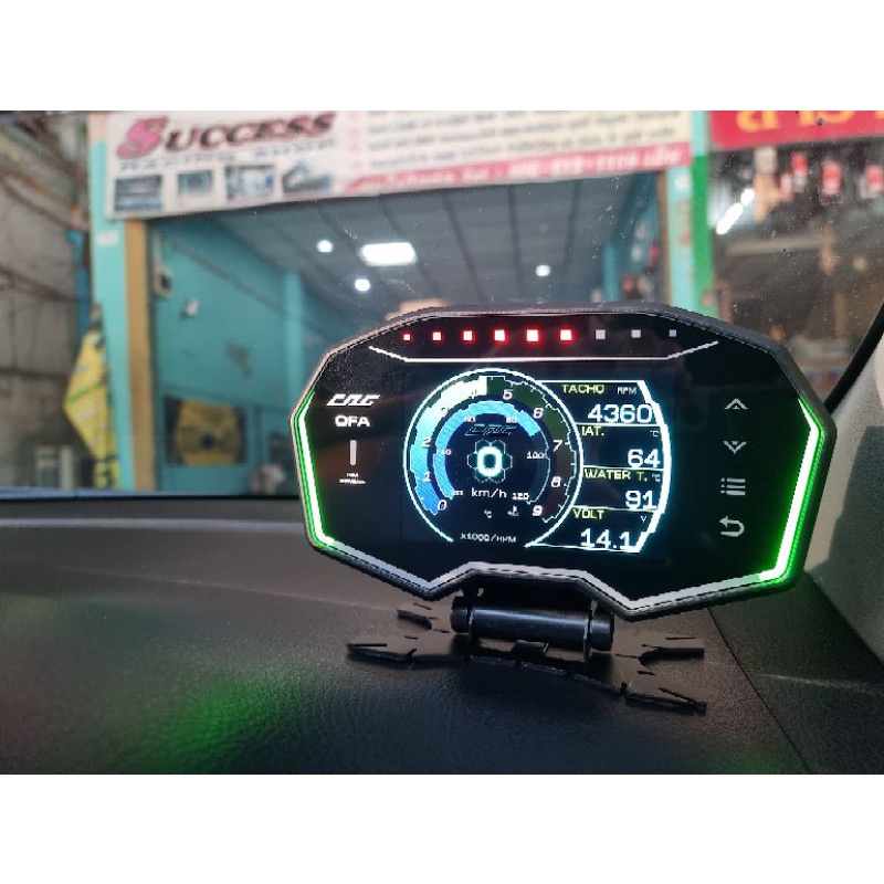 (มีหน้าร้าน ล็อตใหม่สุด)CAG OFA เกจจอสี ระบบobd2 ไม่ตัดสายไฟรถ วัดครบทุกค่า เปลี่ยนสีตัวเลขได้ ลบโค๊ดได้ ประกัน1ปี ราคา ถูกที่สุด ดีลบีเคเค แกลเลอรีภาพที่ 6