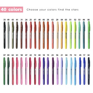 ปากกาสี 2 หัว My color 2 0.7 0.3 mm. 40 สี DONG-A มายคัลเลอร์ ดองอา ปากกา สี mind map วาดรูป ตกแต่ง ระบายสี