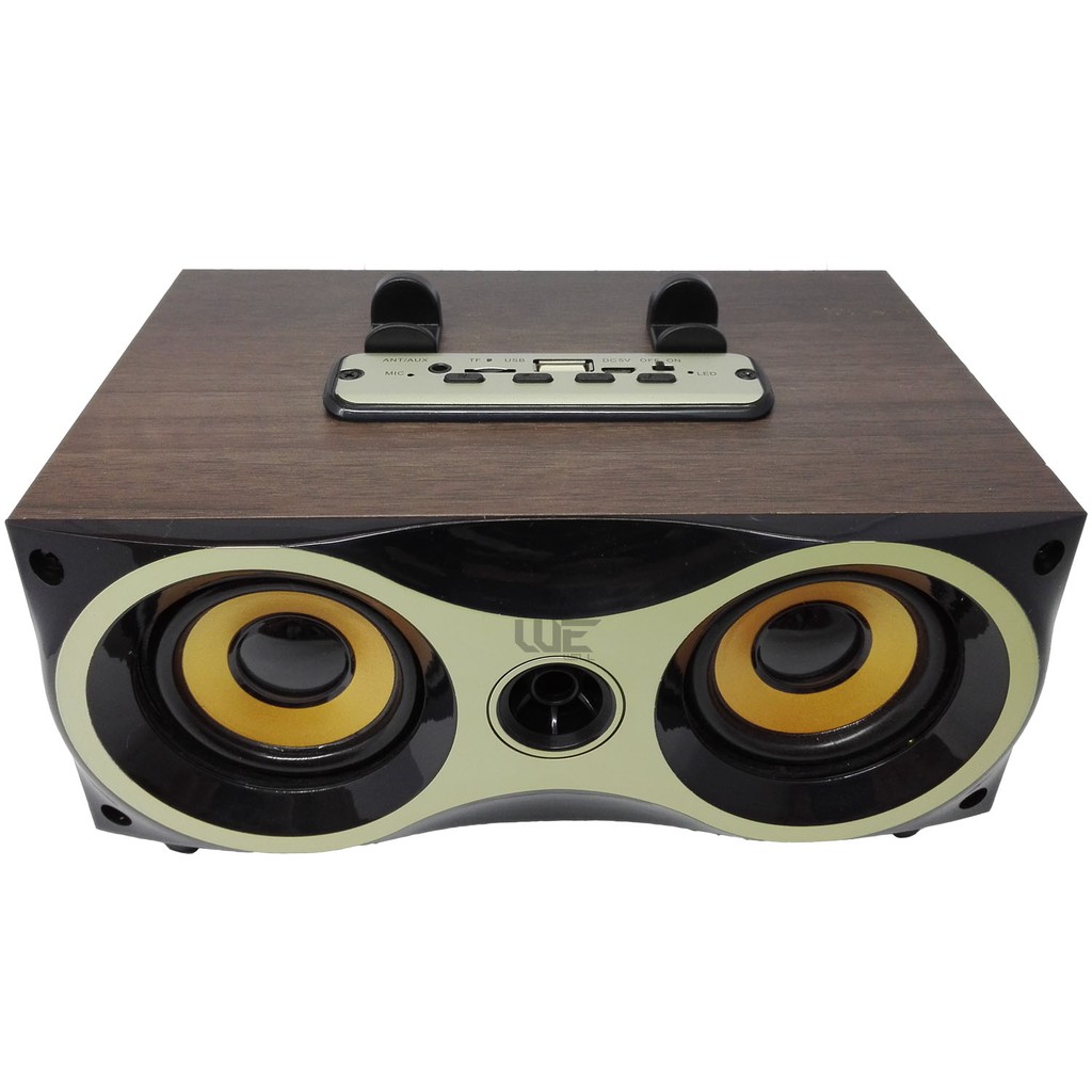 XM6 ลำโพงบลูทูธ ลายไม้ ลำโพงเสียงดัง วางมือถือด้านบนได้ Wireless speaker series6 รุ่น XM-6