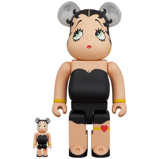 BE@RBRICK Betty Boop (Black Version)  100% + 400%