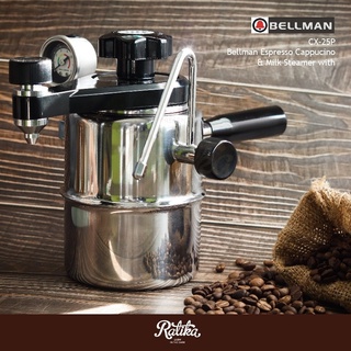 Ratika | เครื่องสตีมนม Bellman CX-25P Espresso Cappucino &amp; Milk Steamer with Pressure Gauge