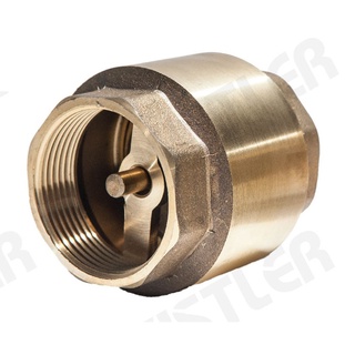 CHECK VALVE (วาล์วกันกลับ) ทองเหลือง สำหรับงานน้ำประปาทั่วไป ขนาด 1/2", 3/4", 1" นิ้ว  (สินค้าคุณภาพ)