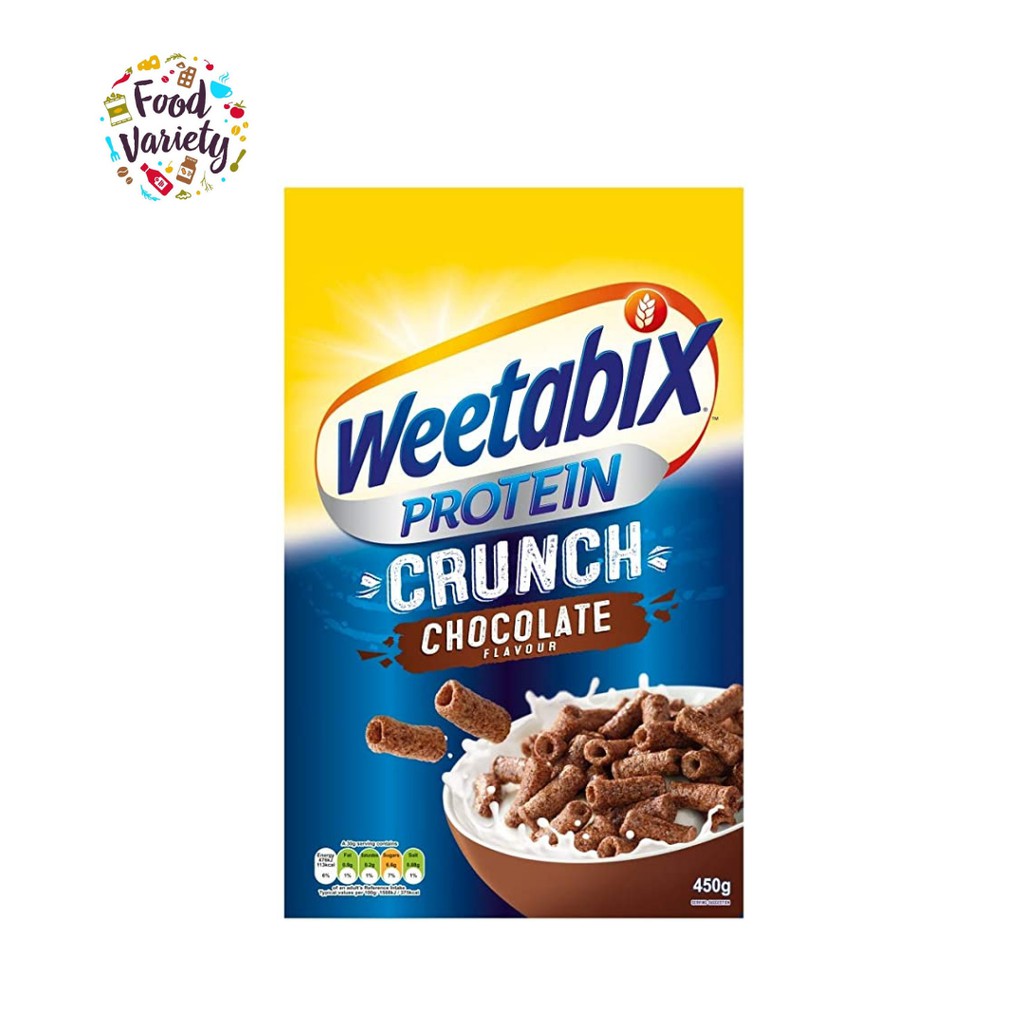 [BestBefore-27-Feb-2025] Weetabix Protein Crunch Chocolate 450g วีทาบิ๊ก โปรตีนกรุบกรอบ รสช็อกโกแลต 450 กรัม