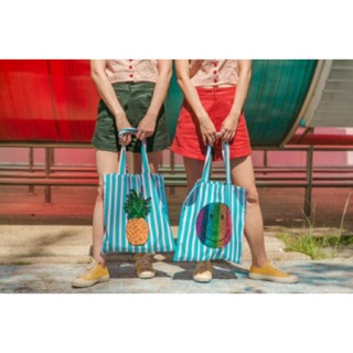 Striped Tote