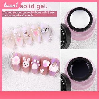 เจลปั้น เจลปั้นนูน misscheering 3D กาวจิวติดอะไหล่ เจลต่อเล็บ ไม่ร้อนหน้าเล็บ DIY 8ml COD