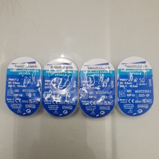 Baush &amp; Lomb Soflens แบบรายวัน ค่าสายตา -2.25 กับ -2.50
