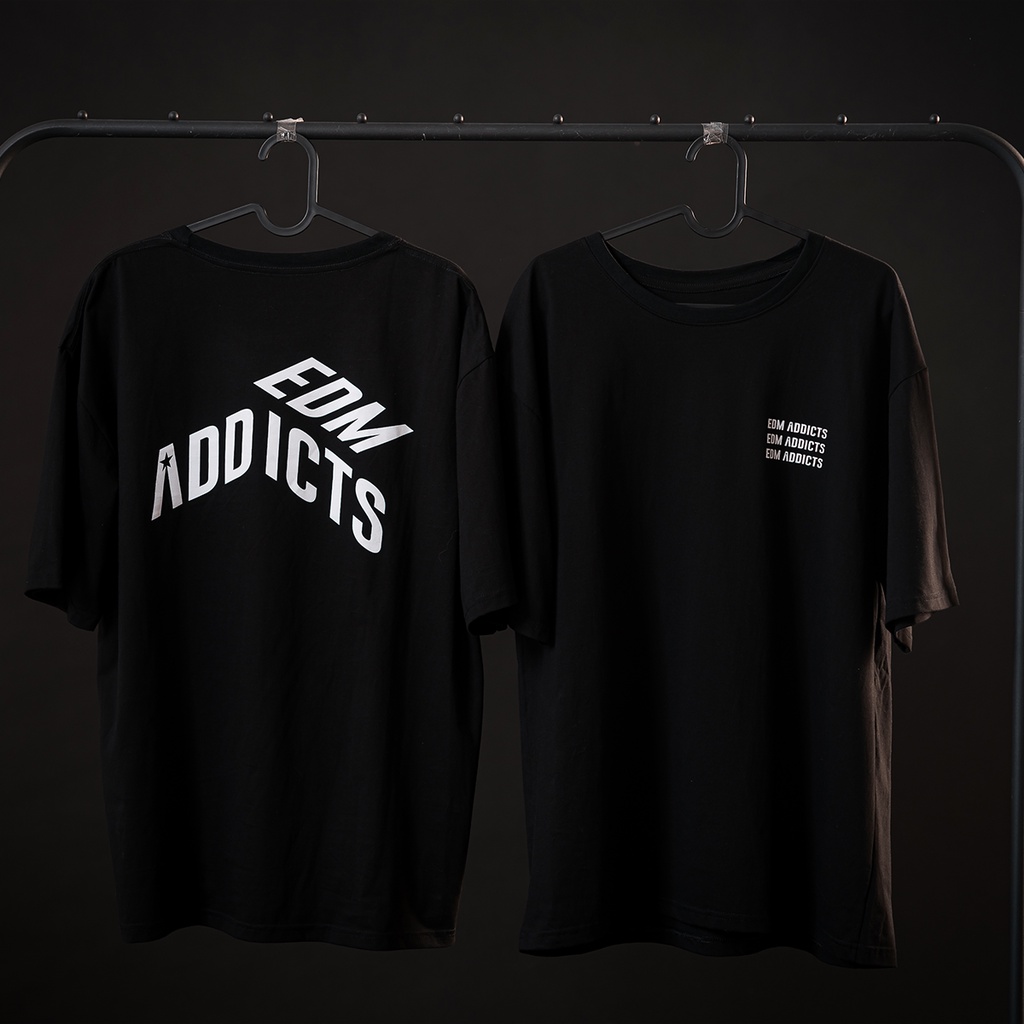 EDM Addicts T-Shirts - Short Sleeves Oversize Men Design 2