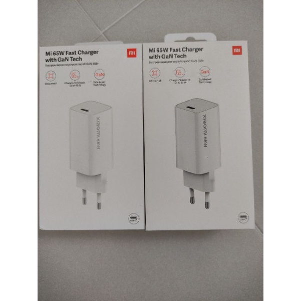 mi 65w fast charger with gan tech