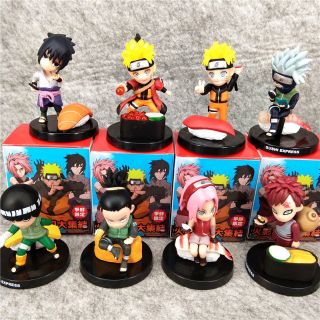 นินจา นารูโตะ ชูชิ โมเดลตั้งโต๊ะ ฟิกเกอร์ One Piece ขนาดเล็ก สำหรับตกแต่งบ้าน