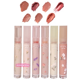 ✨COD✨Kakashow ลิปสติก ลิปกลอส เพิ่มความชุ่มชื้น สีนู้ด ติดทนนาน 6 สี