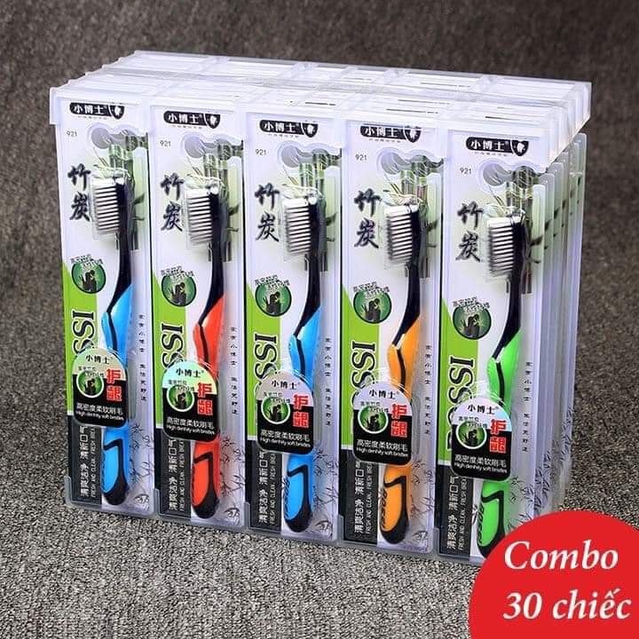 BOSSI BAMBOO CHARCOAL BRUSH ACTIVATED BAMBOO CHARCOAL NANO TECHNOLOGY