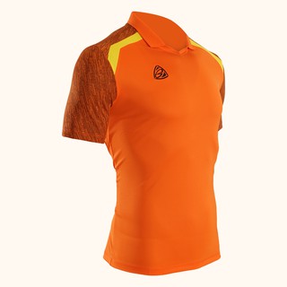 EGO SPORT EG5124 เสื้อฟุตบอลคอวีปกแขนสั้น สีส้มแสด