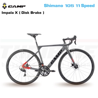 จักรยานเสือหมอบดิสก์เบรค CAMP Impala DB 22 sp. SHIMANO 105