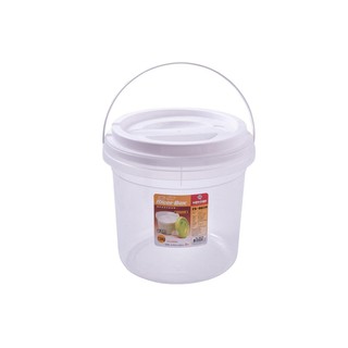 ถังข้าวสารพลาสติกตวง KEY WAY 7.5 กก. สีขาวRICE BIN PLASTIC MEASURE KEY WAY 7.5KG WHITE