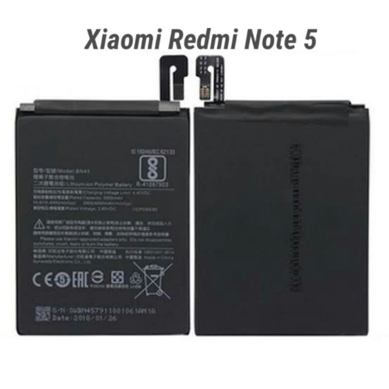 แบต Xiaomi Redmi Note 5/Xiaomi Redmi Note 5 Pro/BN45 สินค้าดีมีคุณภาพ