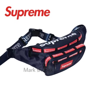 #supreme#กระเป๋าคาดเอว คาดอก มี4ช่องซิป ขนาด ยาว14.5”สูง6.5นิ้ว