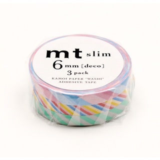 mt slim twist cord A (MTSLIM10) / เทปตกแต่งวาชิ รุ่น slim ลาย twist cord A แบรนด์ mt masking tape ประเทศญี่ปุ่น