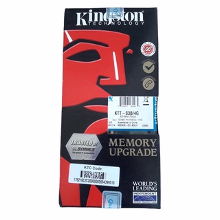 Ram Notebook Kingston KTT-S3B/4G (ของแท้ประกัน Synnex) ................