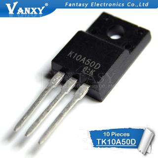 10pcs TK10A50D TO-220F K10A50D TK10A50 TO220F 500V 10A 10A50 new original