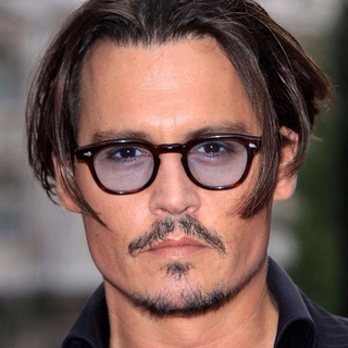 Johnny Depp แว่นตากันแดด ทรงกลม เลนส์สีใส ออกแบบดี ปาร์ตี้ Oculos De Sol