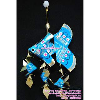 โมบายปลาตะเพียนเล็กๆ น่ารัก ลูก3ตัว ของชำร่วย ของฝากเพื่อนต่…