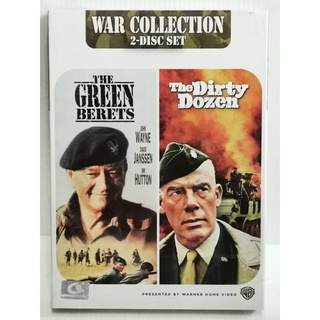 DVD War Collection 2-Disc Set : The Green Barets (1968) " John Wayne " / The Dirty Dozen (1967) 12 เดนตาย " Lee Marvin "