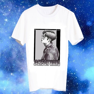 เสื้อยืดสีขาว สั่งทำ เสื้อยืด Fanmade เสื้อแฟนเมด เสื้อยืดคำพูด เสื้อแฟนคลับ JKSW31 แจ็คสัน หวัง Jackson Wang