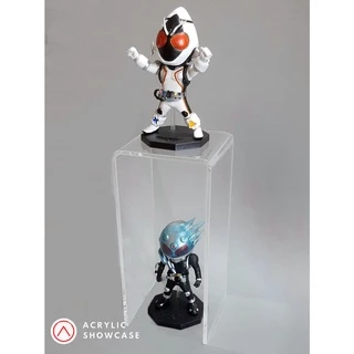 [ส่งฟรี]ชั้นวางโมเดล วางของ โชว์สินค้า อะคริลิค จตุรัส7x7x15cm. หนา3มม. สวยงาม แข็งแรง ส่งเร็ว
