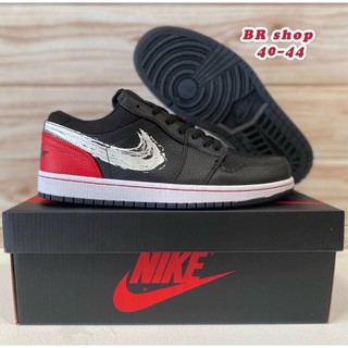 NIKE AIR JORDAN AJ1 LOW BLACK/RED