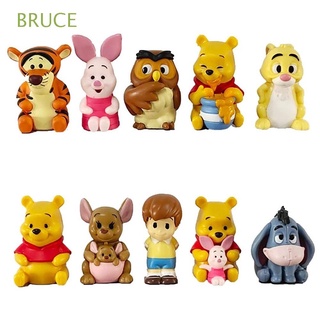 Bruce ฟิกเกอร์การ์ตูน Winnie Piglet Piglet Piglets 10 ชิ้น/ชุดสําหรับเด็กและครอบครัว