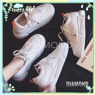 รองเท้าผ้าใบวัยรุ่น รองเท้าปรับบุคคลิกเสริมส้นขายาว DD-934