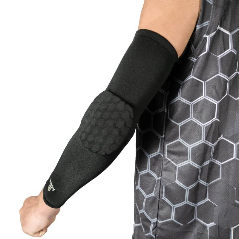 รัดแขนฟองน้ำ กันกระแทก THATA Basketball (Compression Arm Pad) รัดแขน กันข้อศอก ที่รัดแขนรัดผึ่ง Elbow Pad ป้องกันบาดเจ็บ
