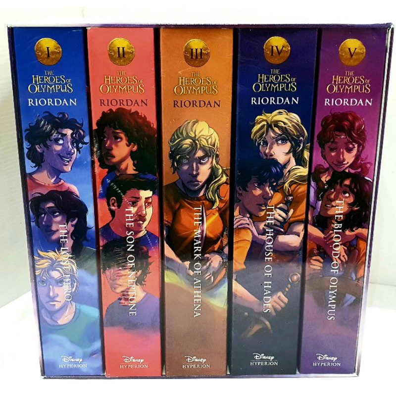 Heroes of Olympus 1-5 Boxset (ภาคต่อ Percy Jackson) ปกใหม่ หนังสือภาษาอังกฤษ มือหนึ่ง พร้อมส่ง