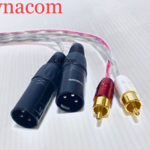 ่่J-2049 RCA 2C (YF) PLUG XLR 2C สายDynacom ชีนคู่สเตอร์ 4mm ...