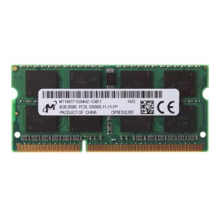 หน่วยความจําแล็ปท็อป โน้ตบุ๊ก 8 GB Micron 8GB 2Rx8 DDR3L 1600Mhz PC3L -12800S 204Pin Sodimm